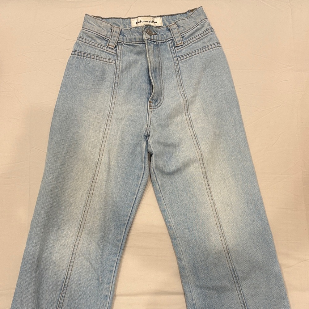 Reformation Light Blue Jeans